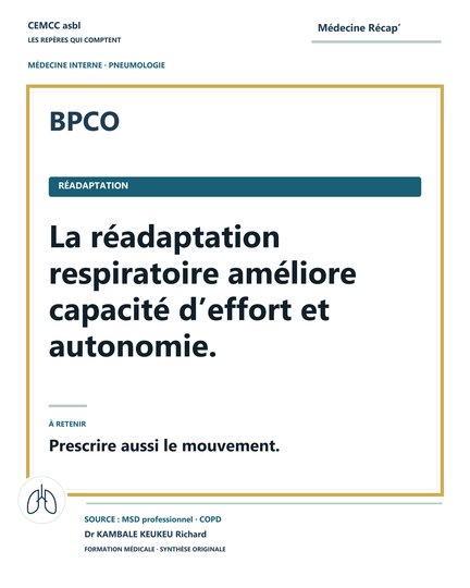 BPCO · Réadaptation