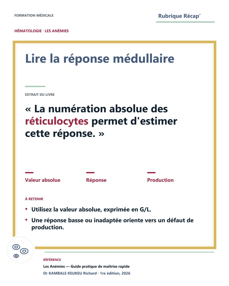 Lire la réponse médullaire