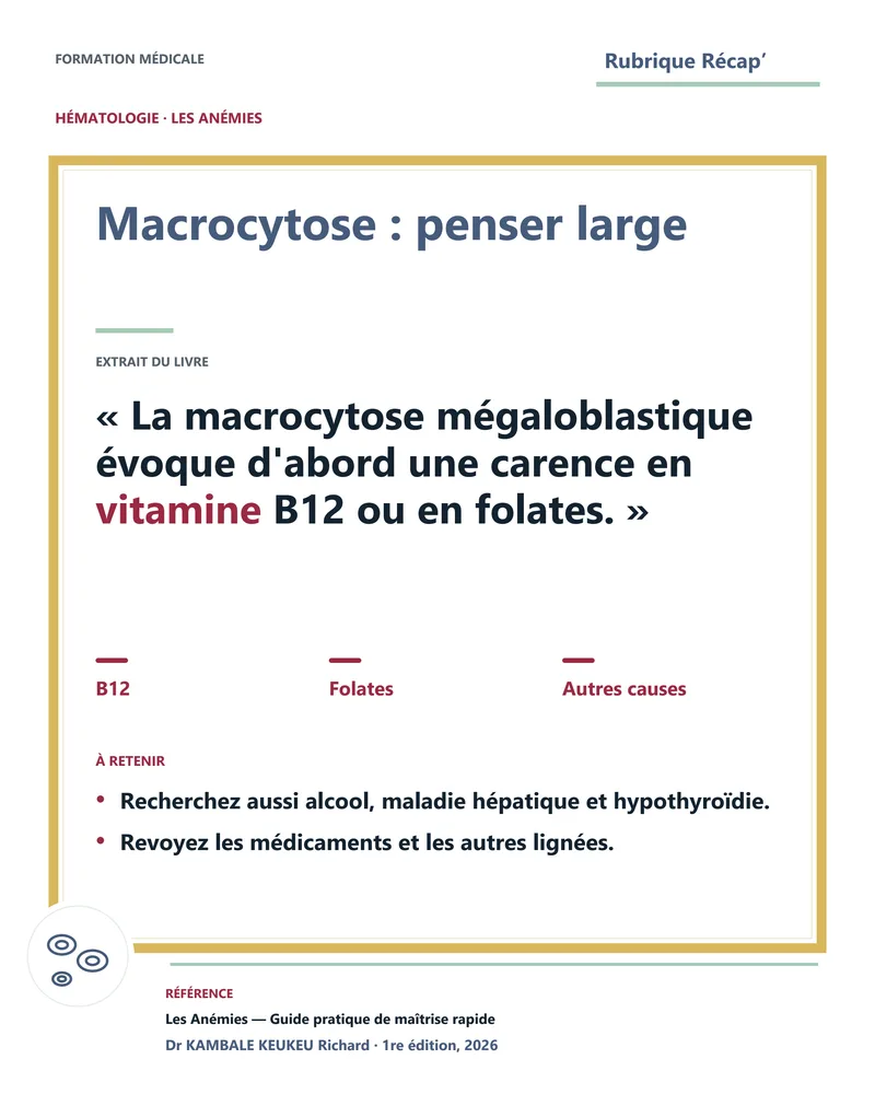 Macrocytose : penser large