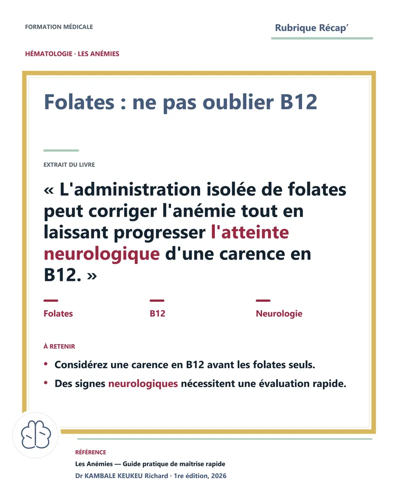 Folates : ne pas oublier B12