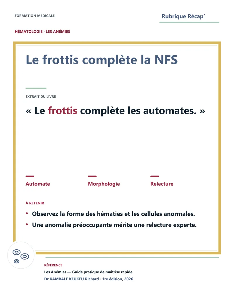Le frottis complète la NFS