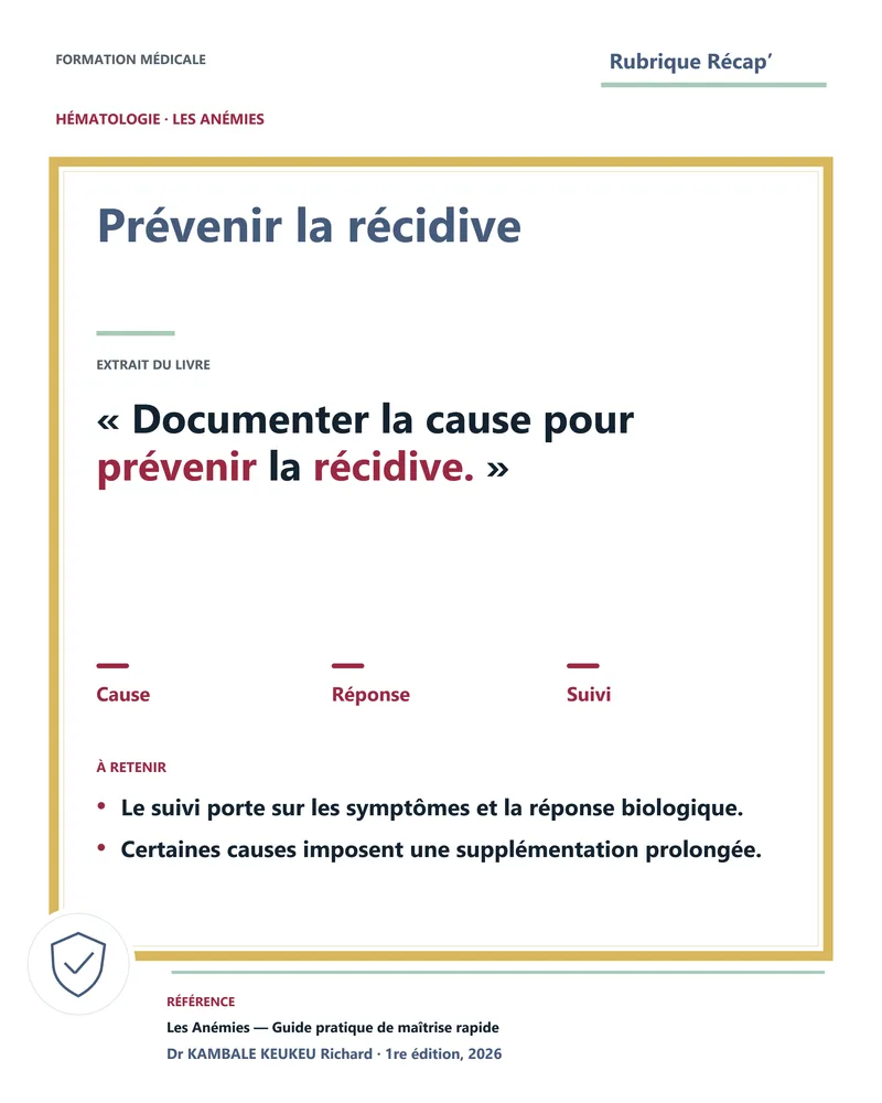 Prévenir la récidive
