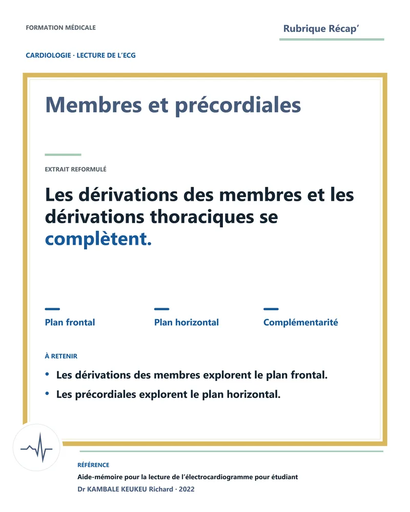 Membres et précordiales