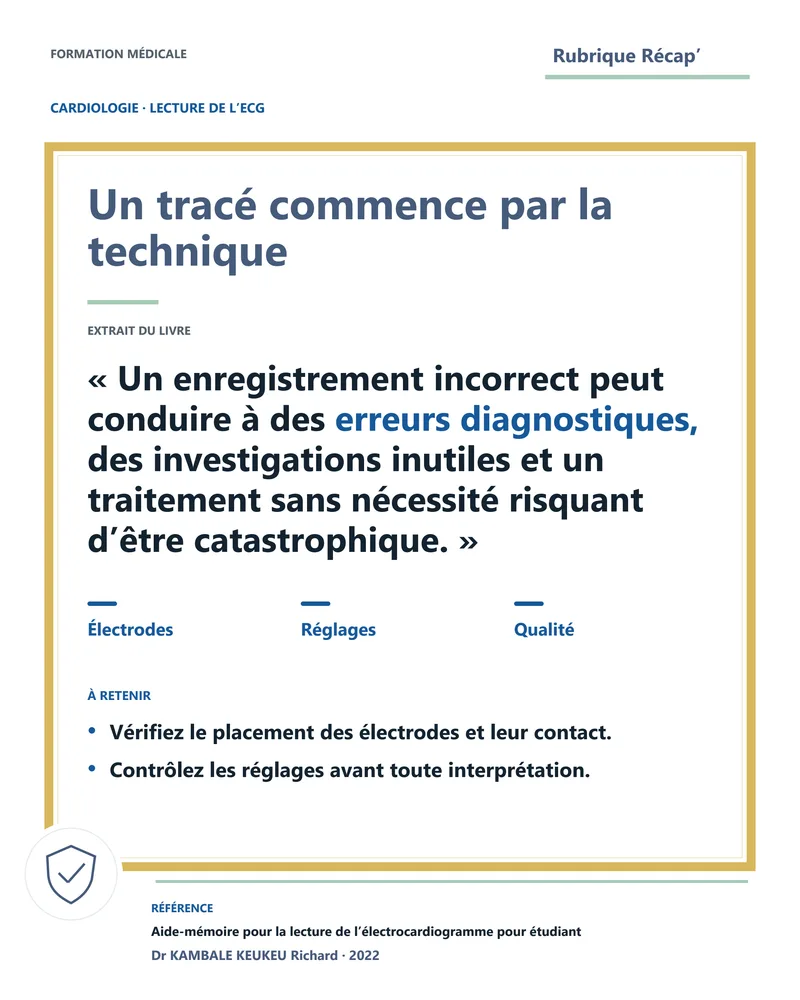 Un tracé commence par la technique