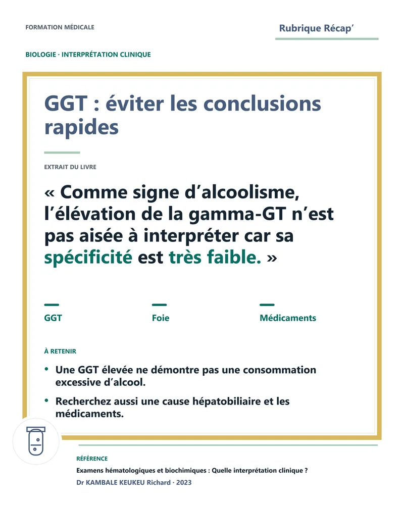 GGT : éviter les conclusions rapides