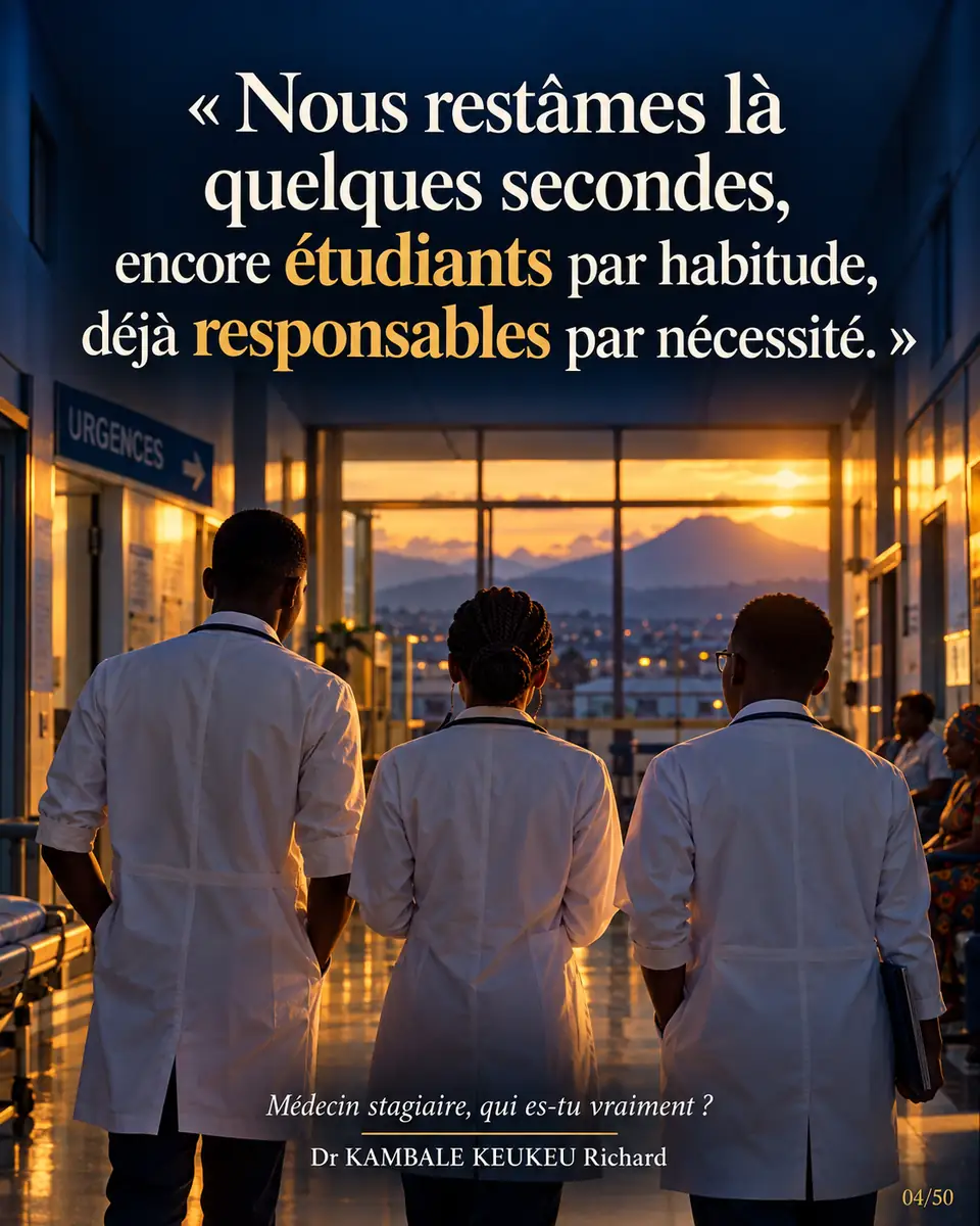 Nous restâmes là quelques secondes, encore étudiants par habitude, déjà responsables par nécessité.
