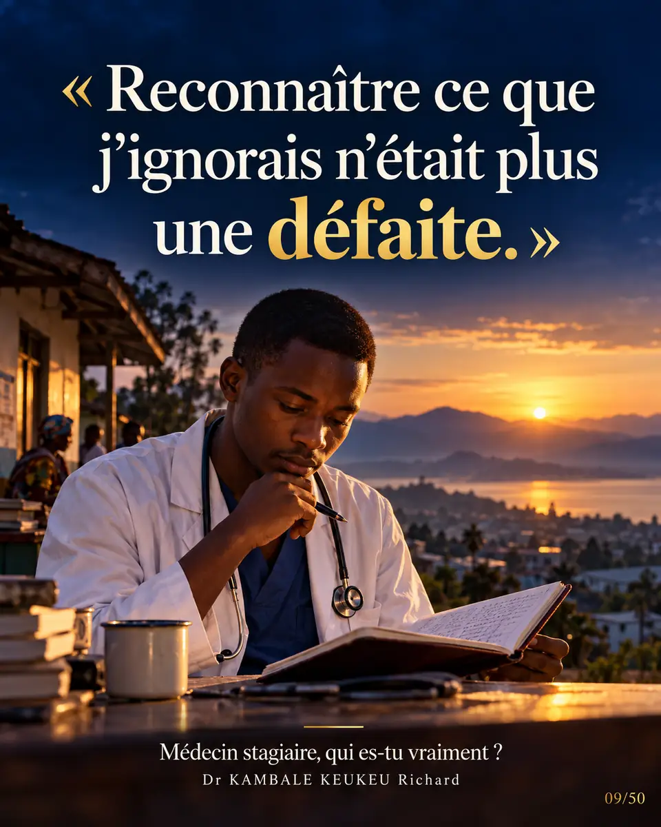 Reconnaître ce que j'ignorais n'était plus une défaite.