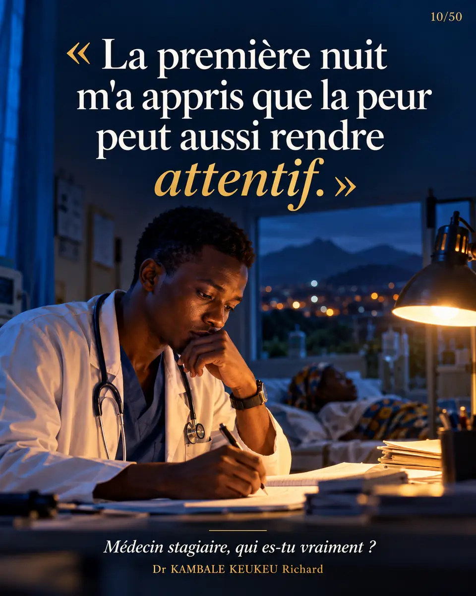 La première nuit m'a appris que la peur peut aussi rendre attentif.