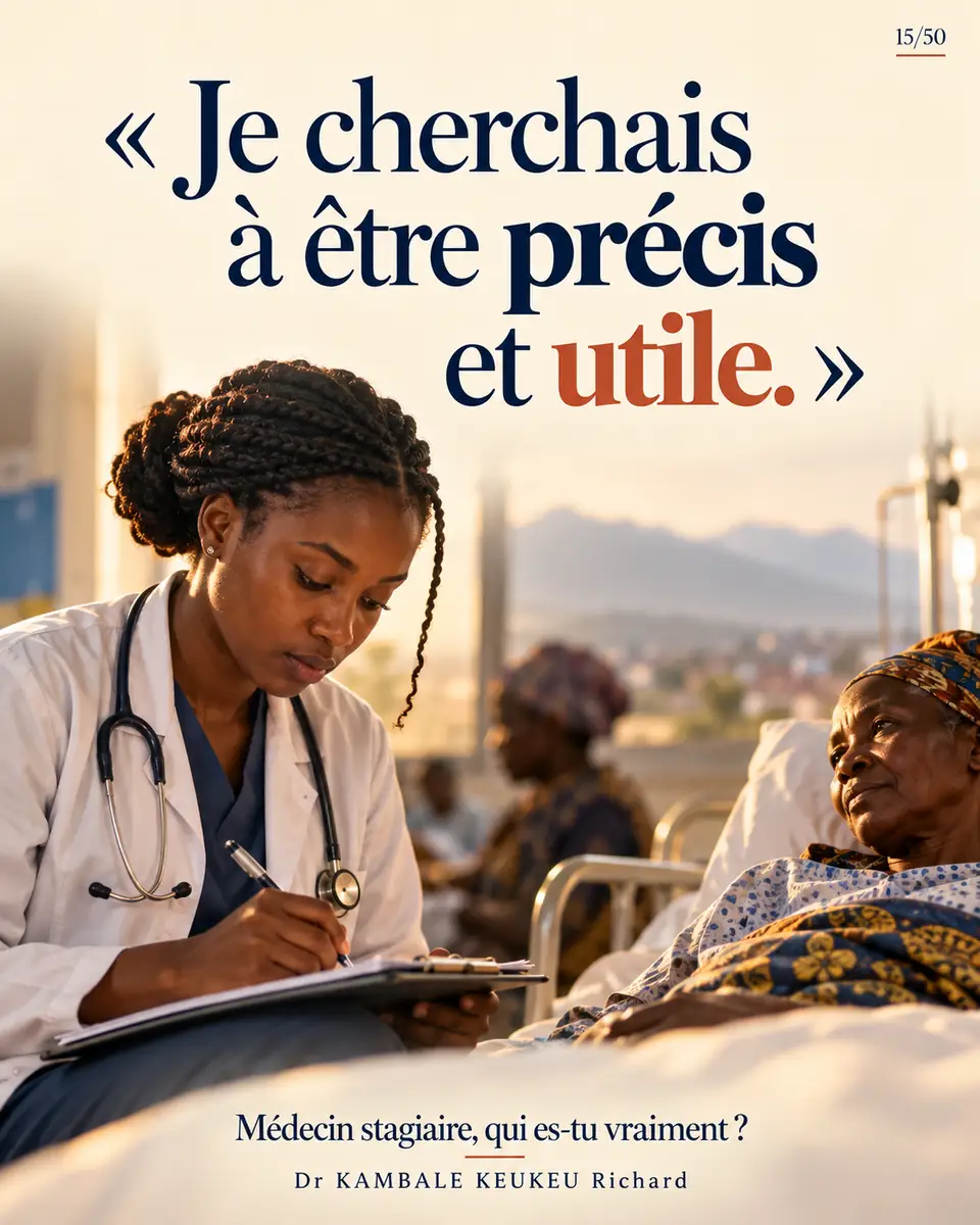 Je cherchais à être précis et utile.