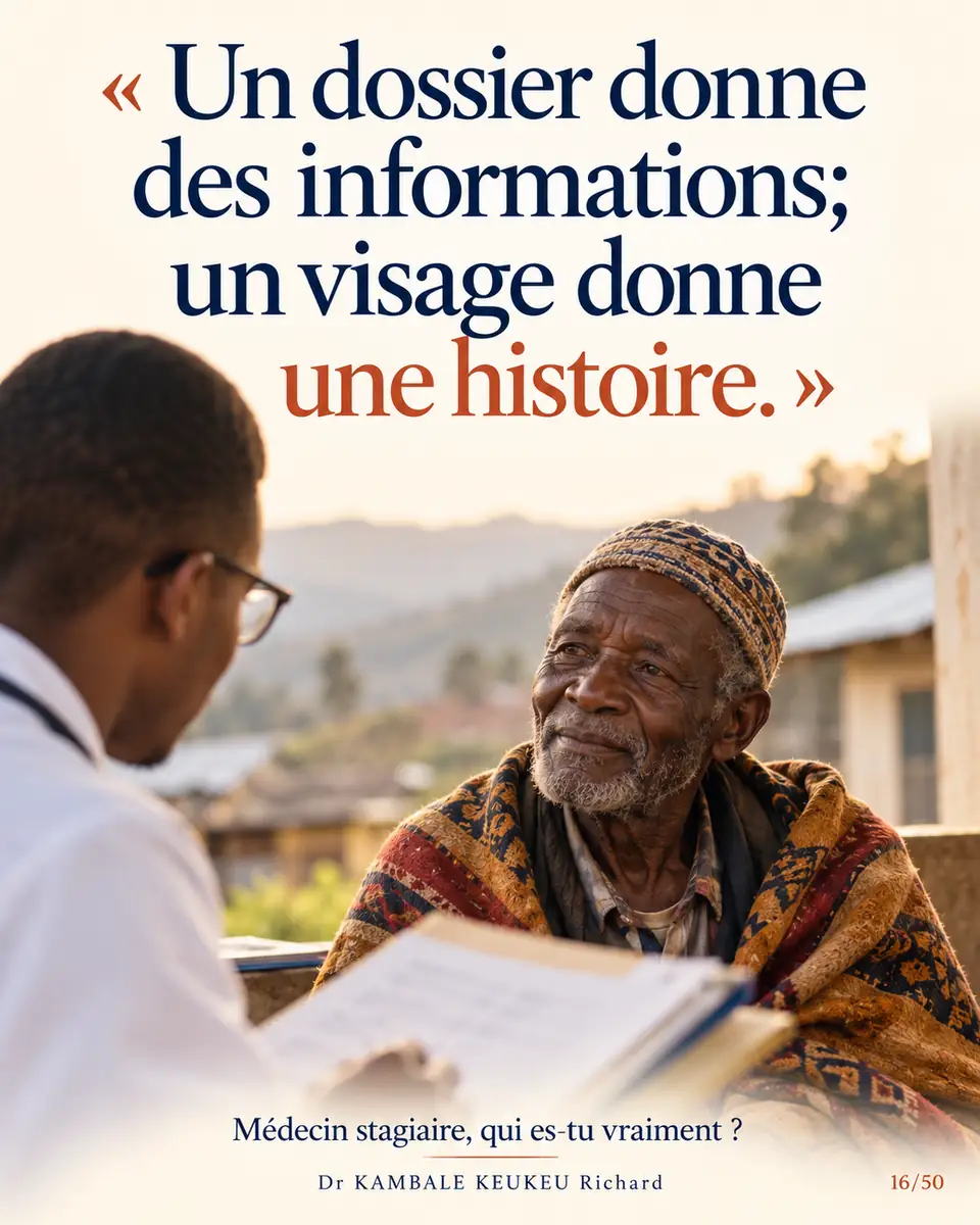 Un dossier donne des informations; un visage donne une histoire.
