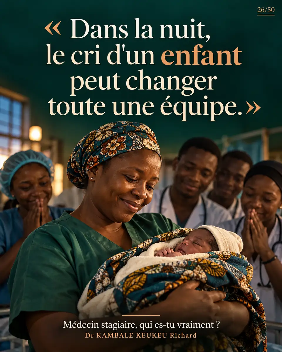 Dans la nuit, le cri d'un enfant peut changer toute une équipe.