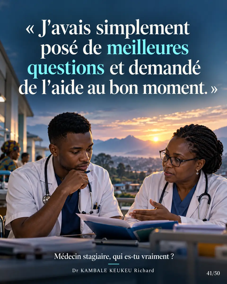 J'avais simplement posé de meilleures questions et demandé de l'aide au bon moment.
